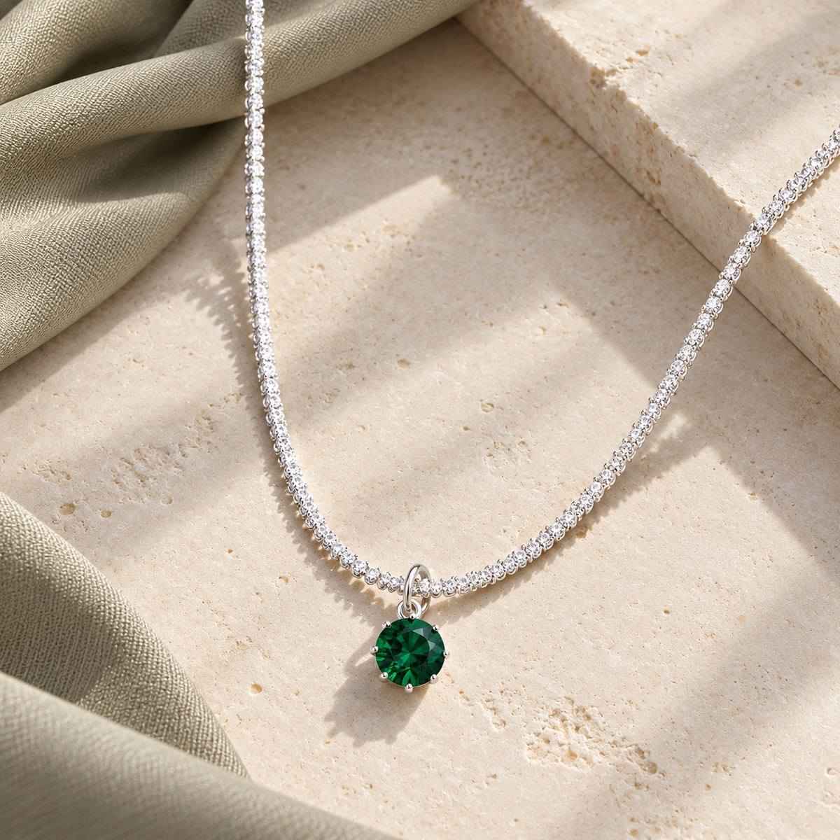 Celeste Zircon Necklace
