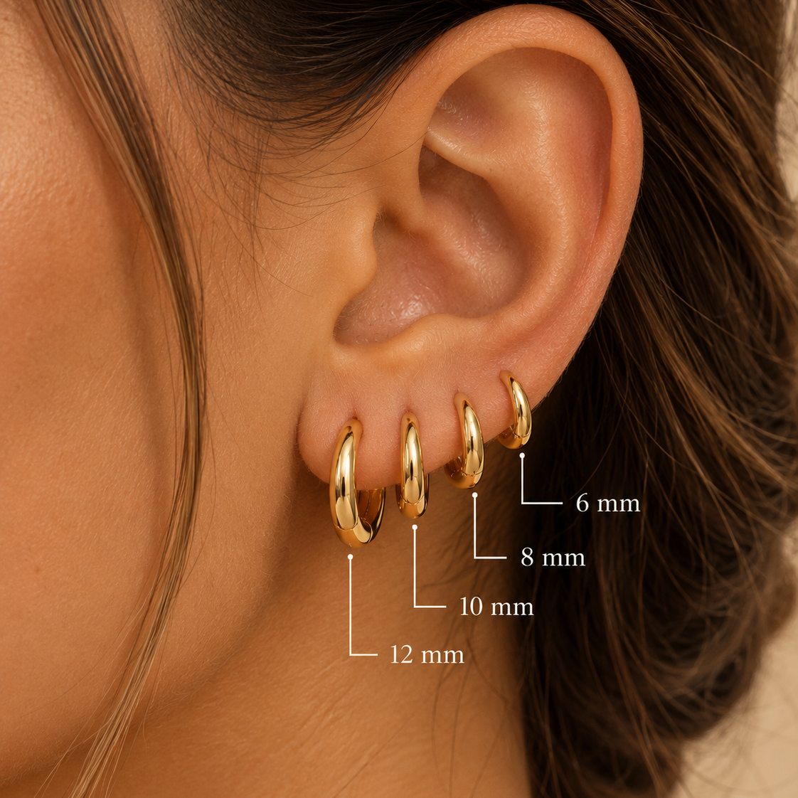 Luna Smooth Hoops