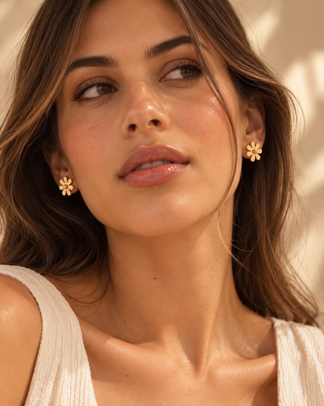 The Daisy Collection daisy necklace, earrings, ring and bracelet - view 2