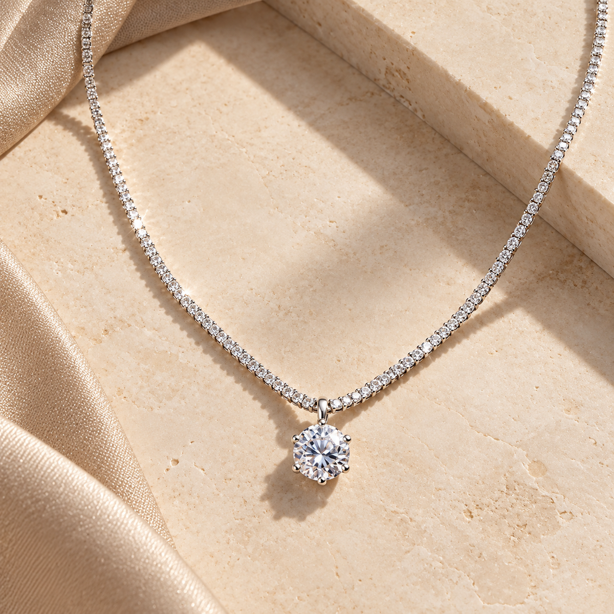 Celeste Zircon Necklace