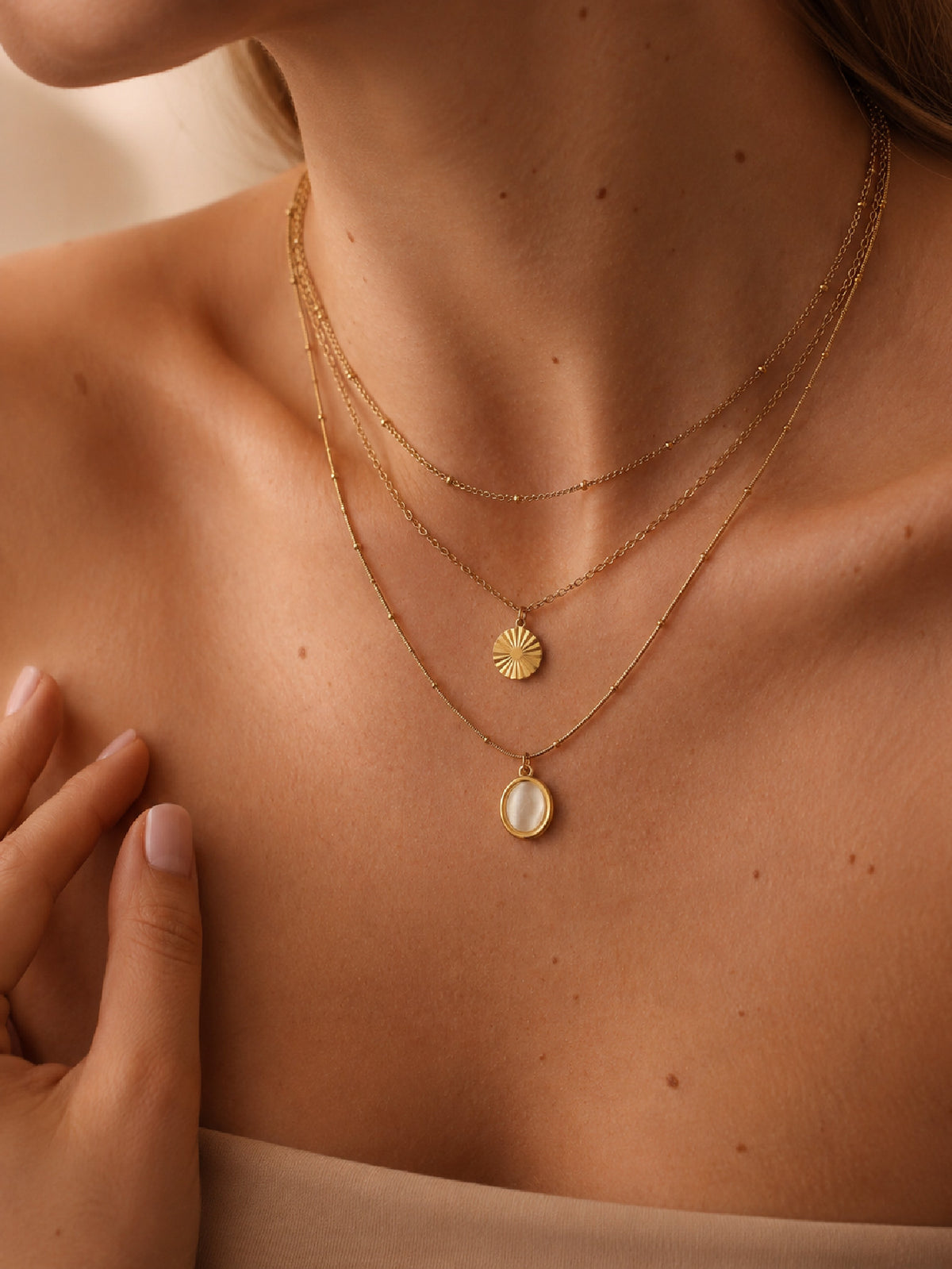 Iris Cat's Eye Necklace